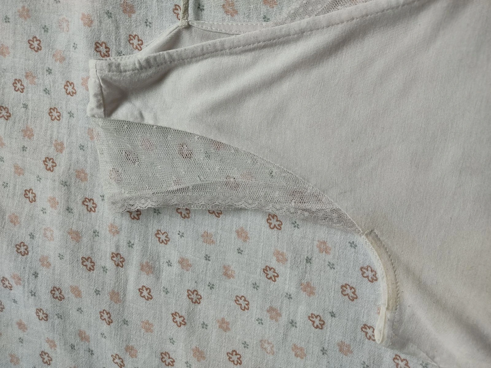 Top de manga corta blanco Naf Naf - Talla L - Buen estado – photo 3